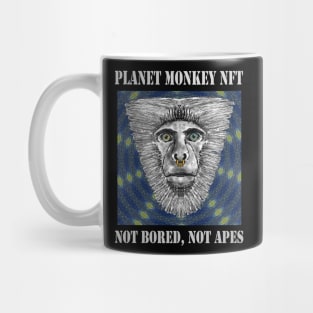 On Planet Monkey nft Collection Not Bored Apes Mug